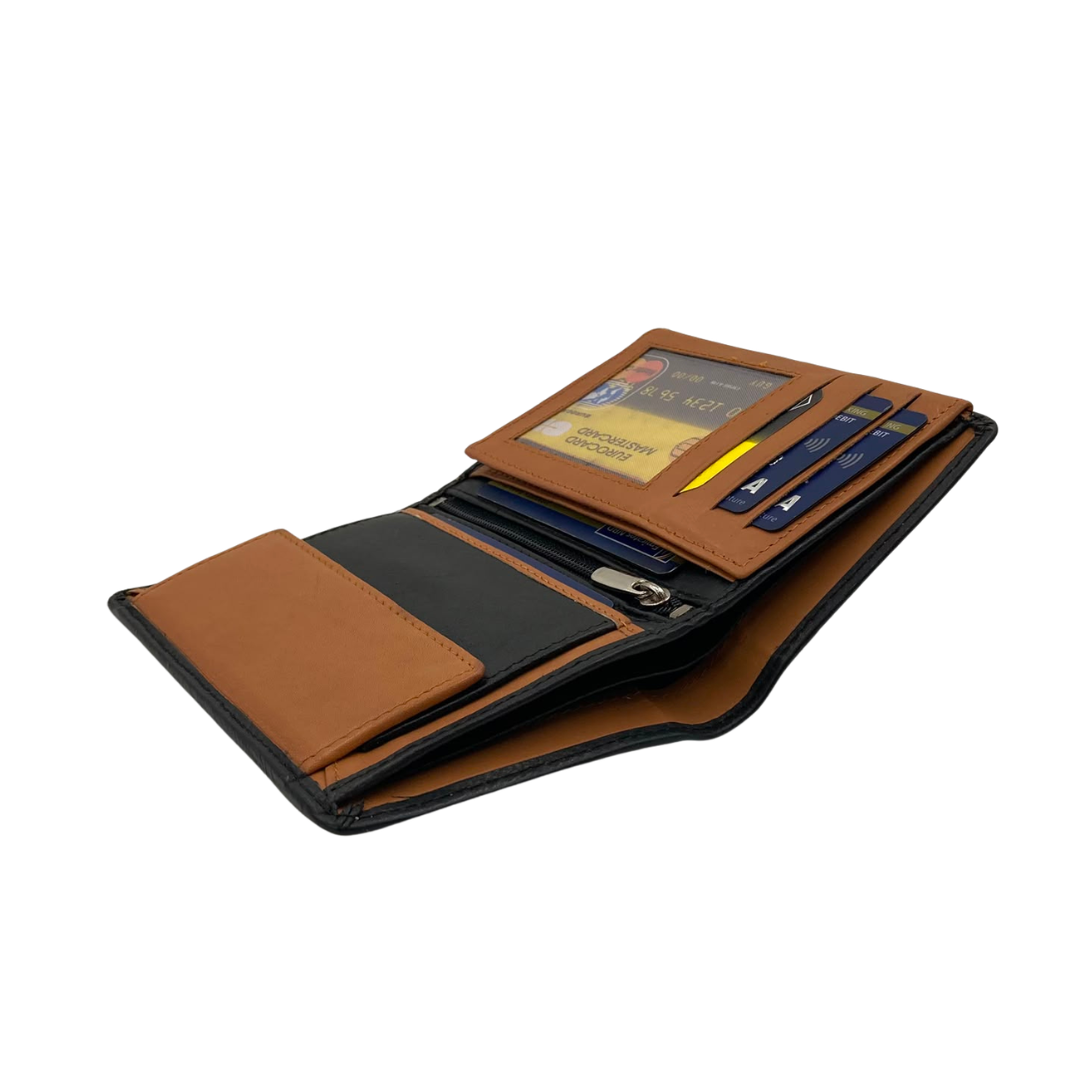 Standing Mens Collection Bi-Fold Wallet # 4020