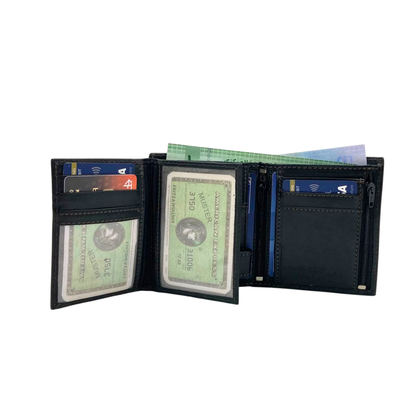 Standing Mens Collection Bi-Fold Wallet # 1191