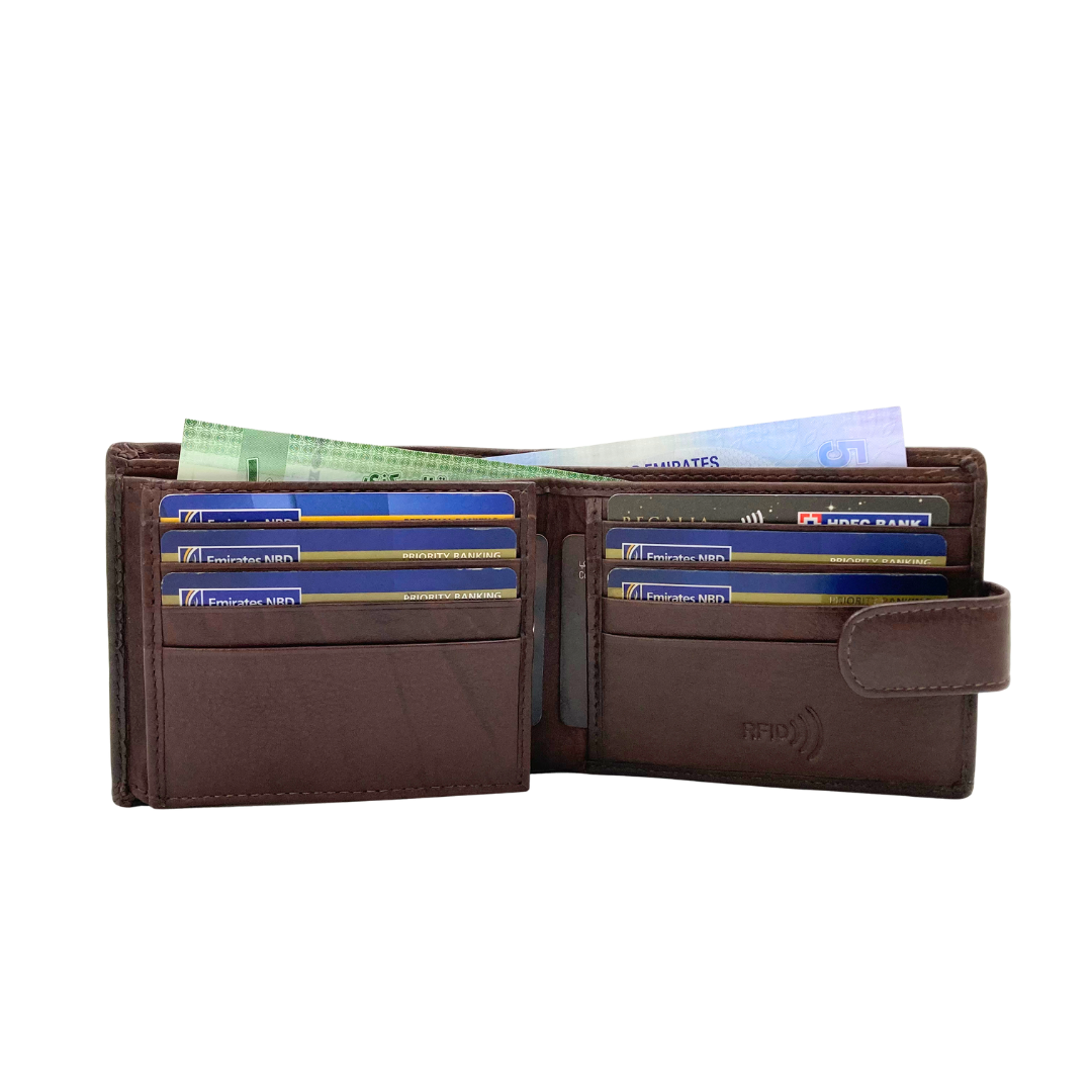Shield Collection Bifold RFID Wallet # 1001L