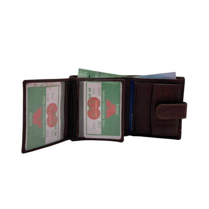 Standing Mens Collection Bi-Fold Wallet # 664CL