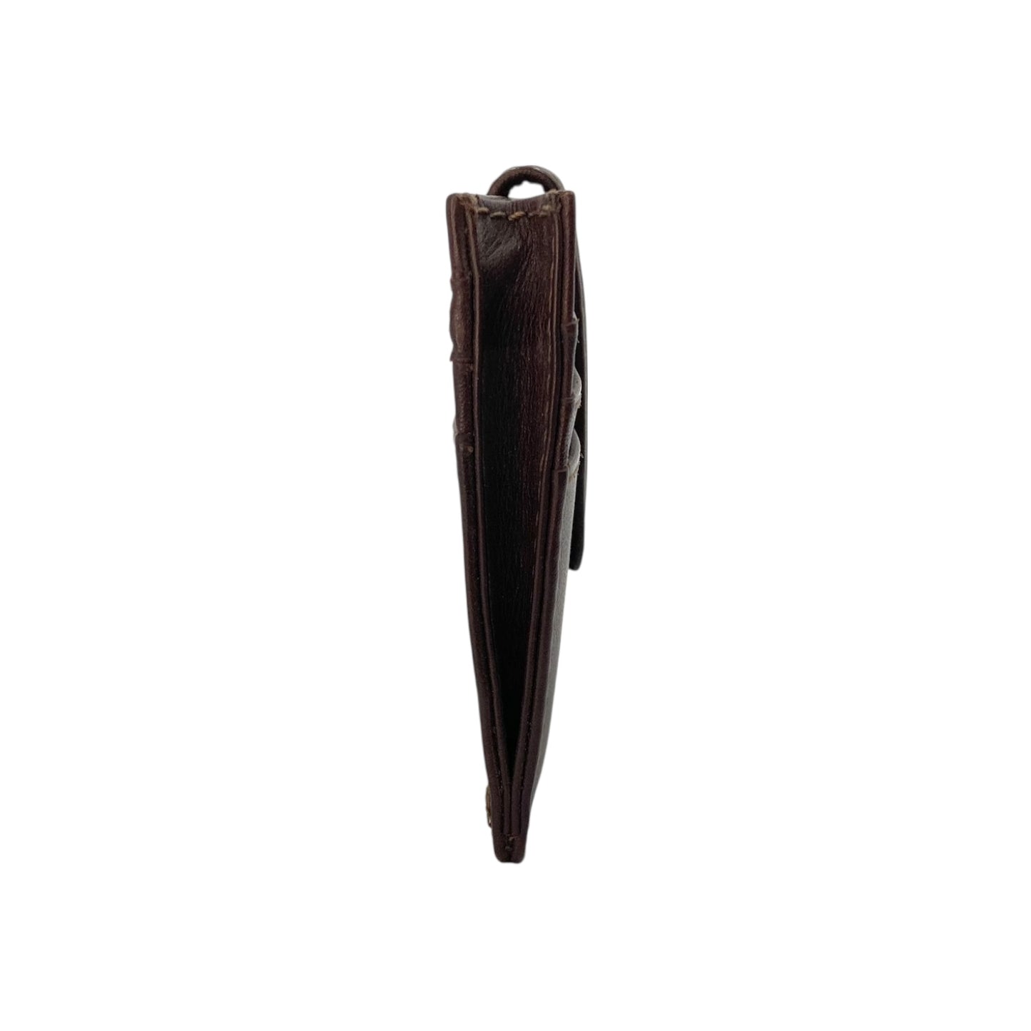 Slim Loop Lock Cards, Cash & Coins Holder Genuine Leather RFID # 4505NL