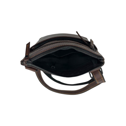 Leather Crossbody/Messenger Bag # 2488