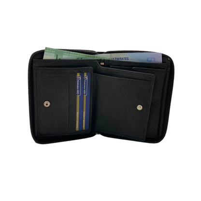 Fullzip leather mens Wallet #4263CZ
