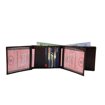 Pebble Texture 8 Card Billfold Wallet # 1888
