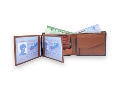 VIP - RFID Maximum Card & Coin Billfold Wallet, Men's Wallet # 1013CP