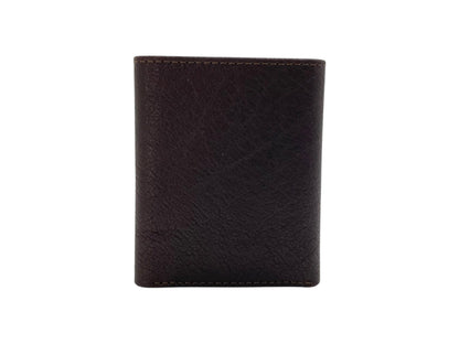 VacaPelle 8-10 Cards Trifold Genuine Leather Wallet # 4699