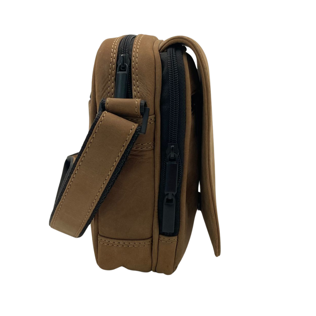 Leather Crossbody/Messenger Bag # 2355