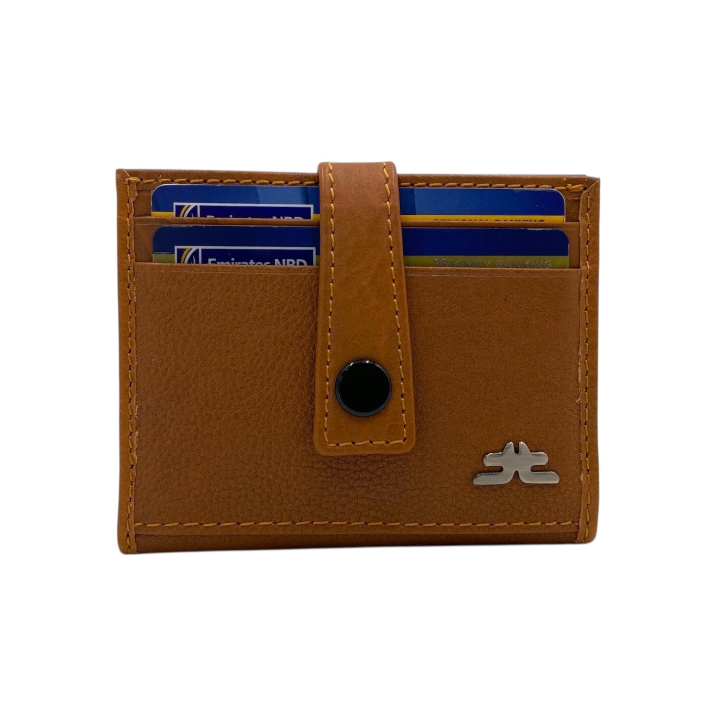 Card Case & Cash Wallet Compact Size 12 Card Space Plus Zip For Coins # 4029Z