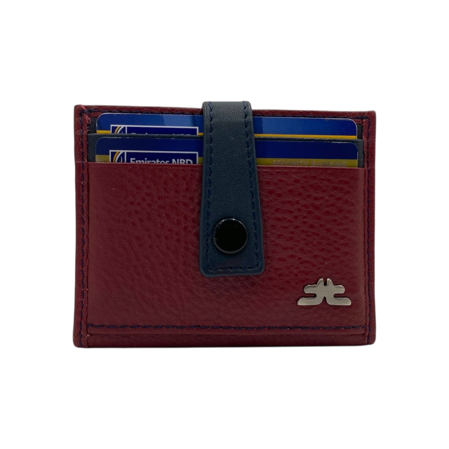 Card Case & Cash Wallet Compact Size 12 Card Space Plus Zip For Coins # 4029Z