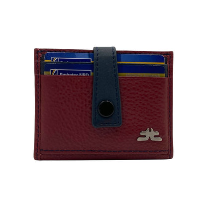 Card Case & Cash Wallet Compact Size 12 Card Space Plus Zip For Coins # 4029Z