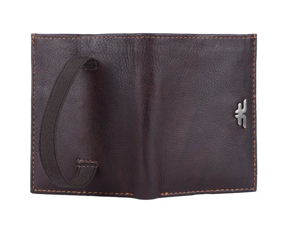 Slim Bifold Inside Button Card & Cash Wallet # RFID 1977EL