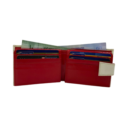Classic Men's Waterproof Bifold Leather Wallet with Flip ID Window #1729 L (C.L.)