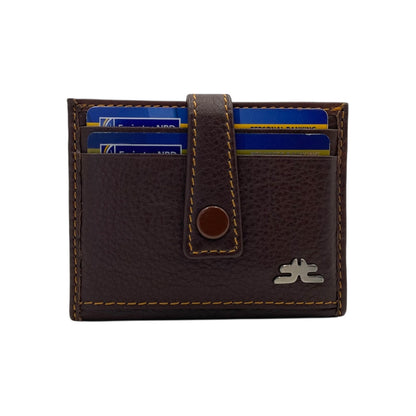 Card Case & Cash Wallet Compact Size 12 Card Space Plus Zip For Coins # 4029Z