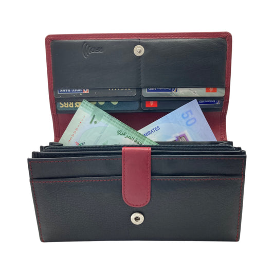 Women's Multipurpose Leather Wallet  # 1252LOGO