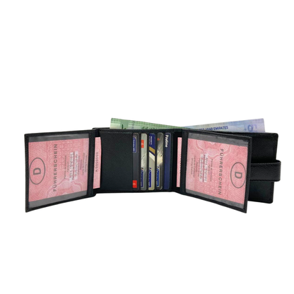 Pebble Texture 8 Card Billfold Wallet # 1888L