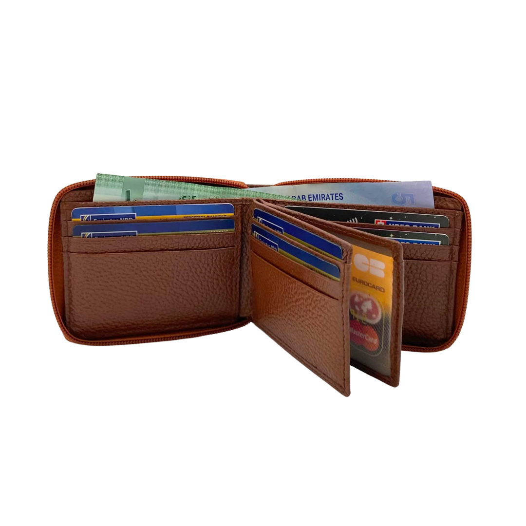Pebble Texture 8 Card Billfold Wallet # 892Z