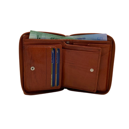 Fullzip leather mens Wallet #4263CZ