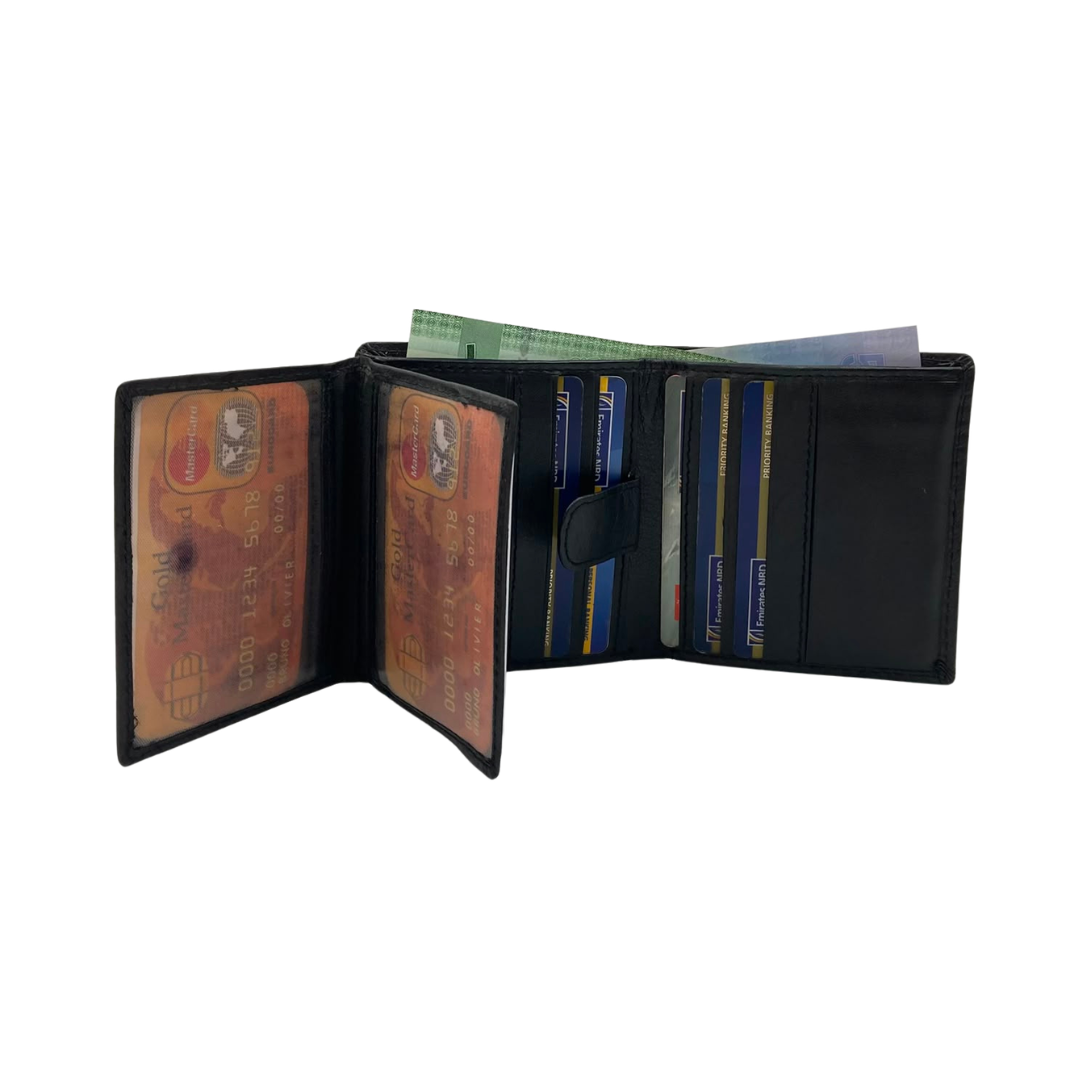 Standing Mens Collection Bi-Fold Wallet # 664N