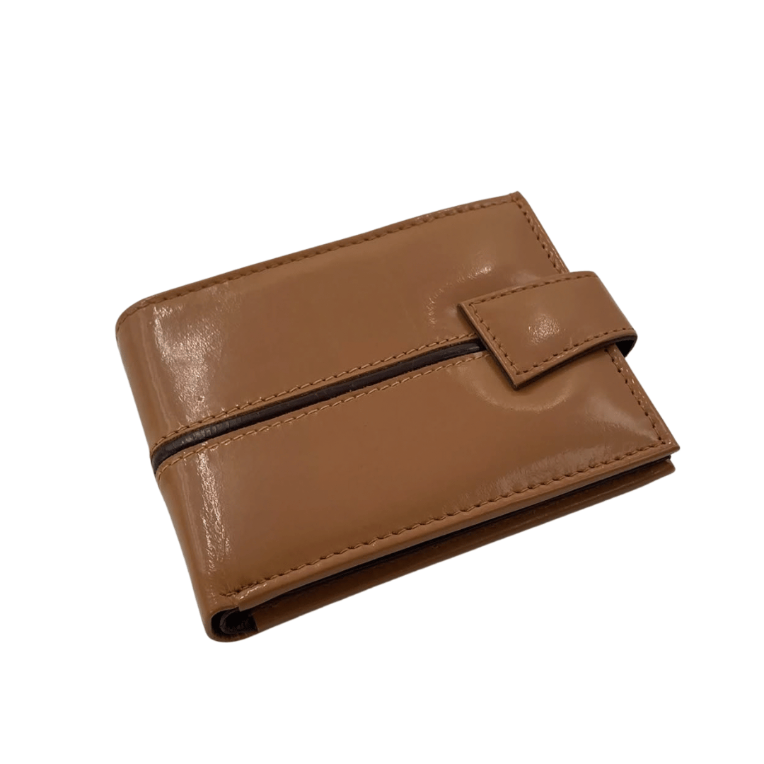 Classic Men's Waterproof Bifold Leather Wallet with Flip ID Window # 892L (C.L.)