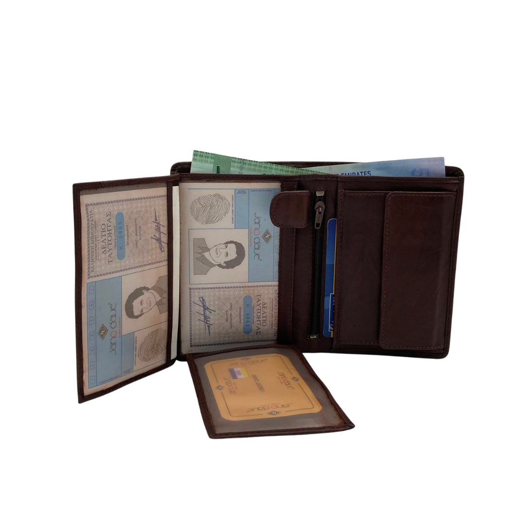 Standing Mens Collection Bi-Fold Wallet # JD-2068