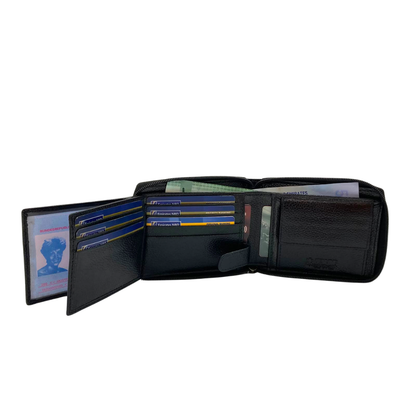 Pebble Texture 8 Card Billfold Wallet # 1013CZ