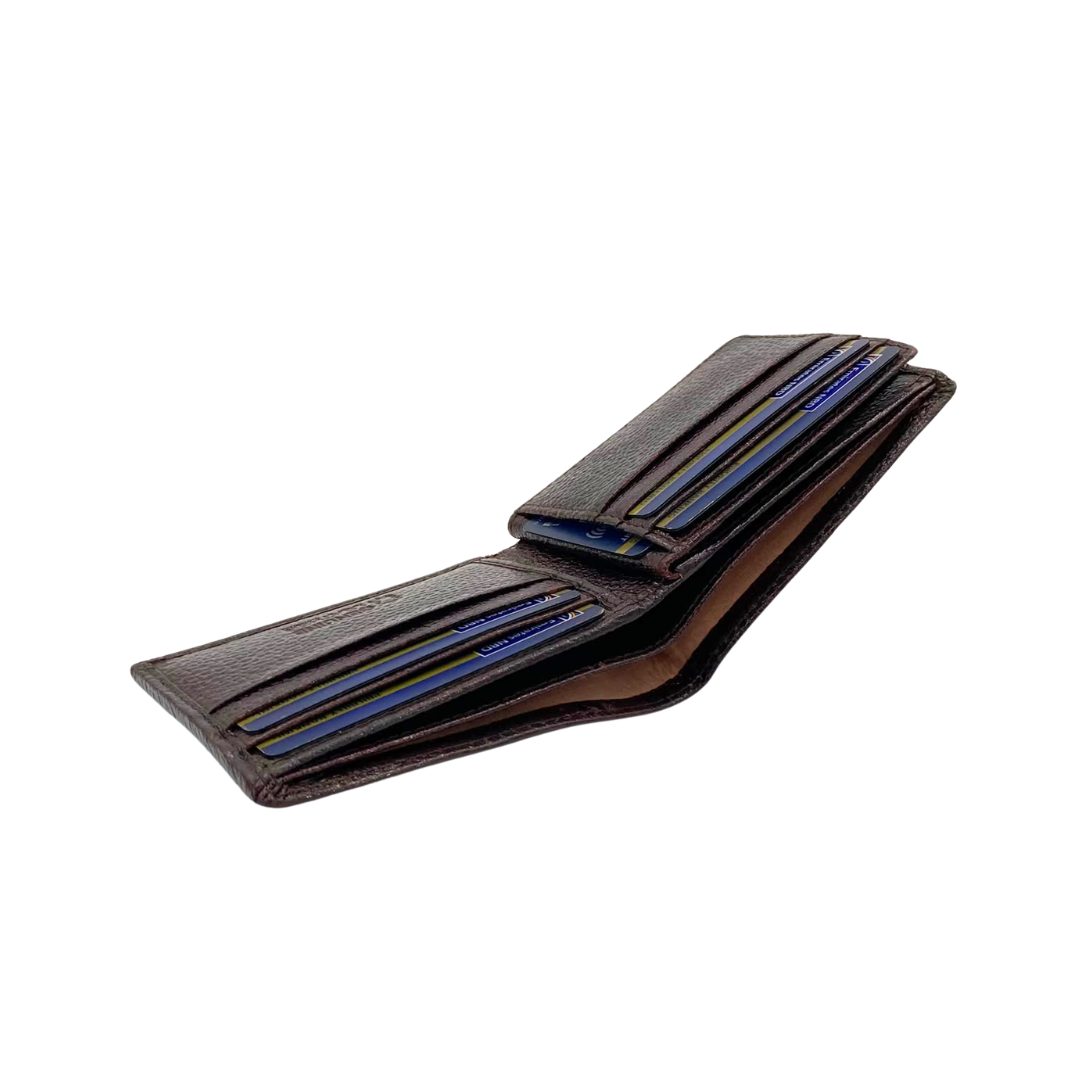 Pebble Texture 8 Card Billfold Wallet # 1074
