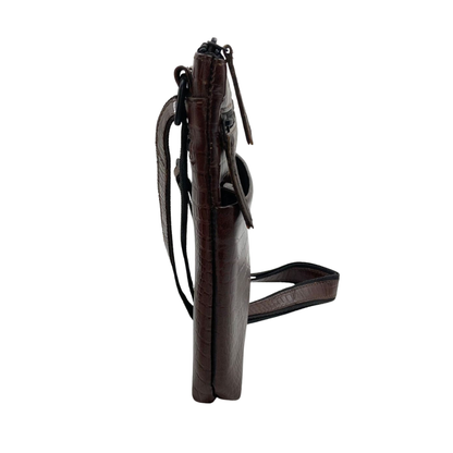 Leather Crossbody/Messenger Bag # 2488