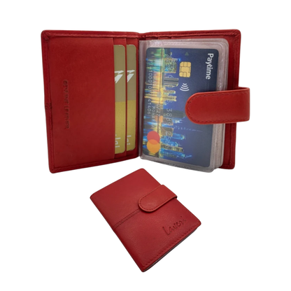 Card Case Small Size 16 Card Album Loop Lock # 1090B