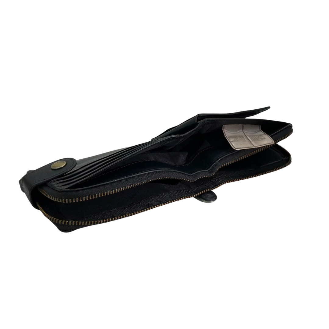 Fullzip leather mens Wallet #NEW FULLZIP