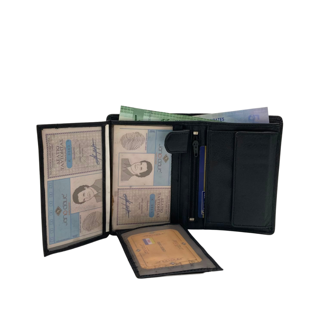 Standing Mens Collection Bi-Fold Wallet # JD-2068