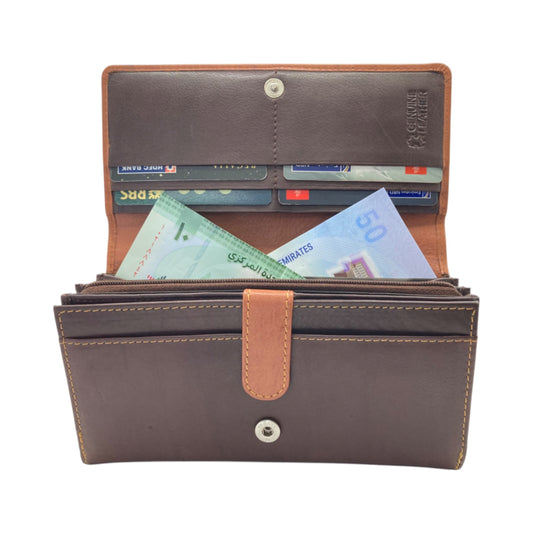 Women's Multipurpose Leather Wallet  # 1252LOGO