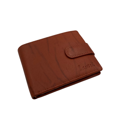 Mens Genuine Leather Mens wallet Leather Lined Bi fold Wallet For Men # 1250CL