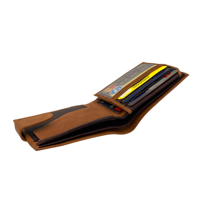 Antq, Smooth Leather Wallet With Inside Leather Lining # 1981CL