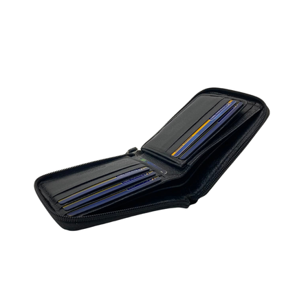 Fullzip leather mens Wallet #4094NZ