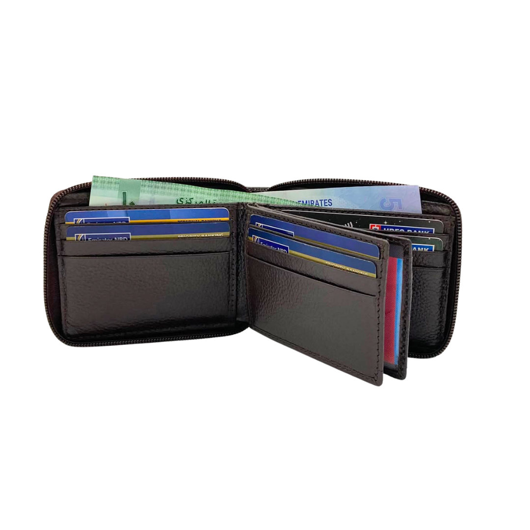 Pebble Texture 8 Card Billfold Wallet # 892Z