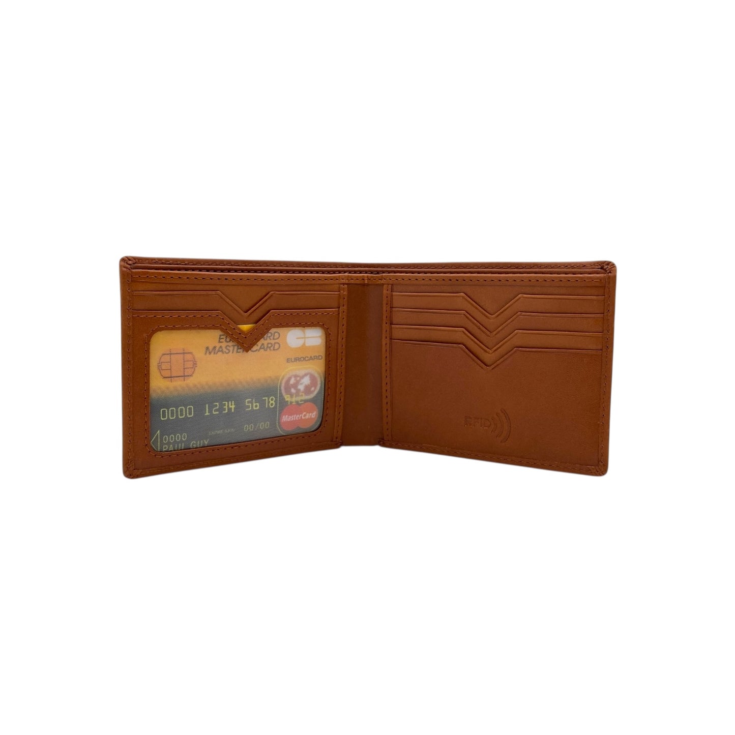 Italian Leather RFID Slim Wallet  #  1138N