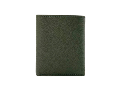 VacaPelle 8-10 Cards Trifold Genuine Leather Wallet # 4699