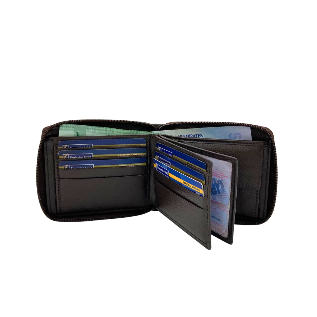 Pebble Texture 8 Card Billfold Wallet # 983CZ