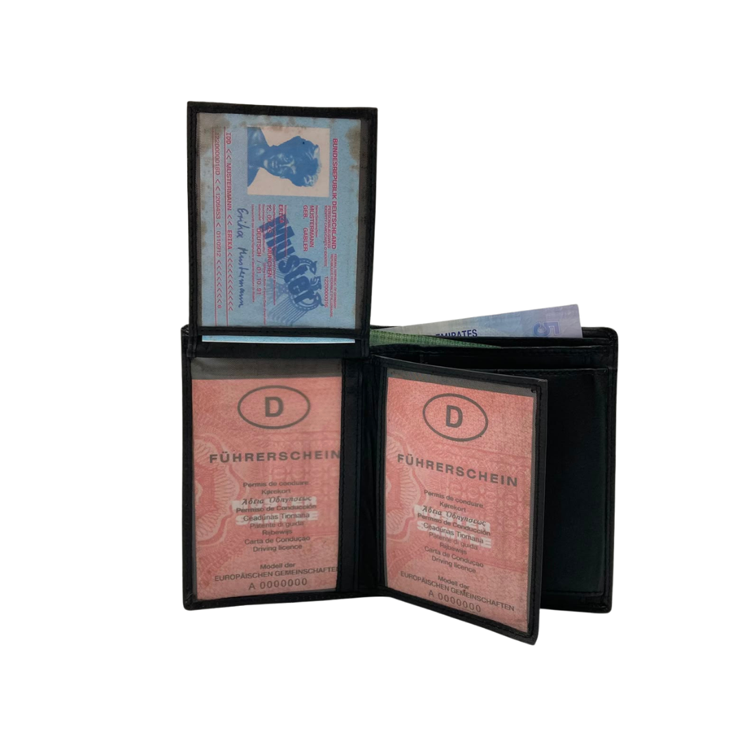 Standing Mens Collection Bi-Fold Wallet # 1880C