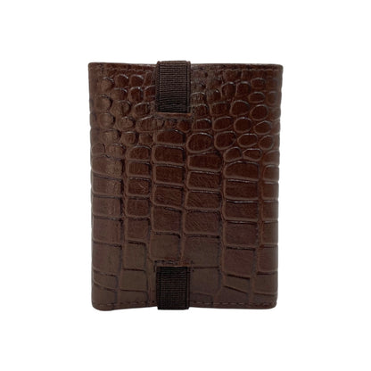 RFID Compact Trifold Cards & Cash Wallet #  1891 Elastic