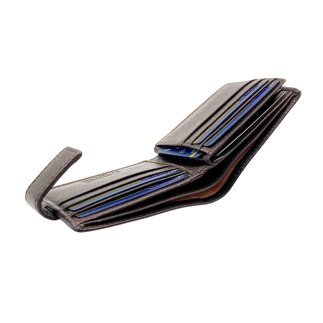 Pebble Texture 8 Card Billfold Wallet # 1074L