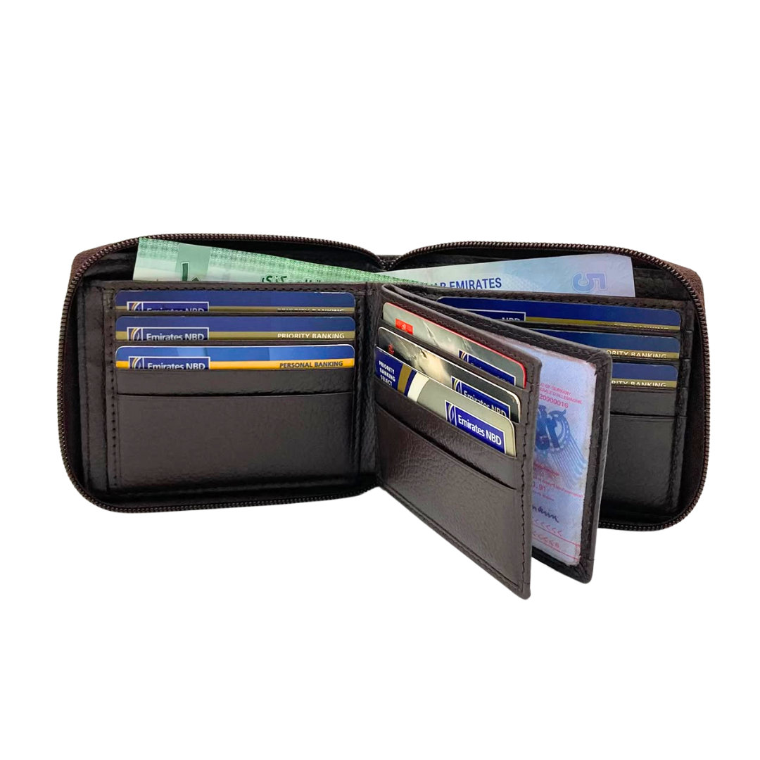 Pebble Texture 8 Card Billfold Wallet # 983Z