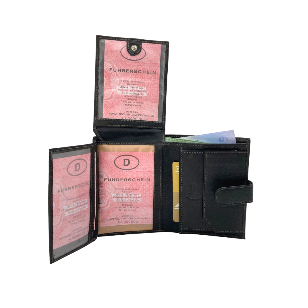 Shield Collection Bi-Fold RFID Wallet # 1444CL