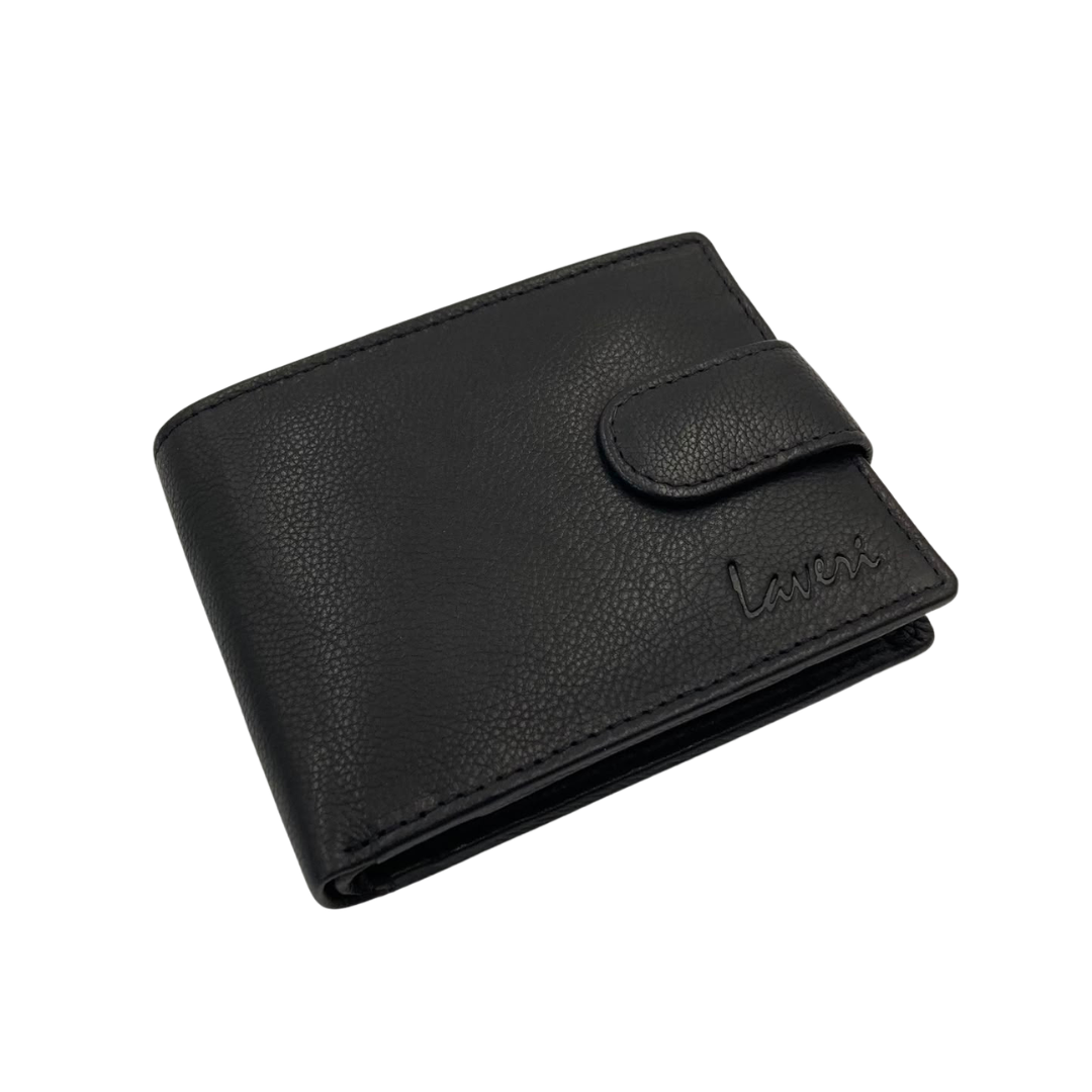 Mens Genuine Leather Mens wallet Leather Lined Bi fold Wallet For Men # 1250CL