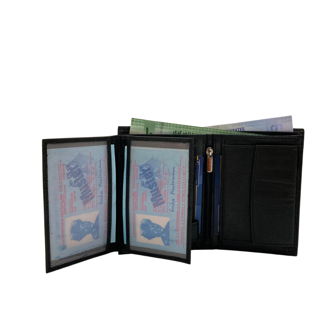 Standing Mens Collection Bi-Fold Wallet # 4253