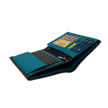 Standing Mens Collection Bi-Fold Wallet # 4020