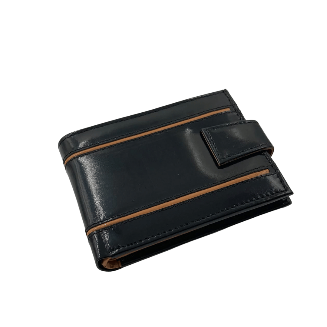 Classic Men's Waterproof Bifold Leather Wallet with Flip ID Window # 892L (D.L.)