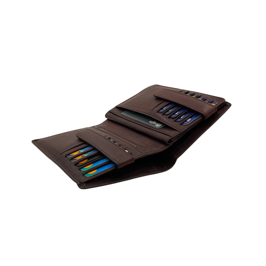 Standing Mens Collection Bi-Fold Wallet # JD-852B