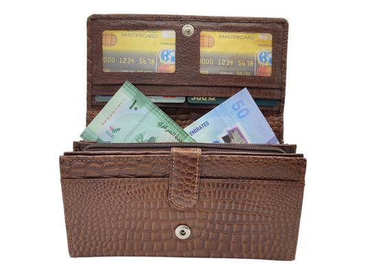 Women's Multipurpose Leather Wallet # 1252B