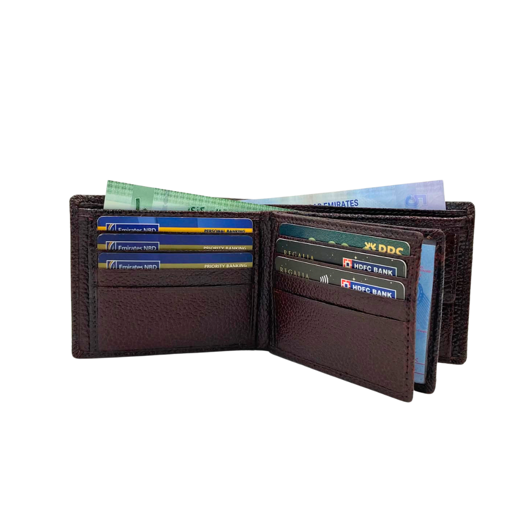 Pebble Texture 8 Card Billfold Wallet # 983C